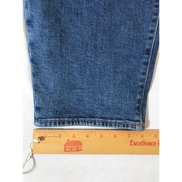 Old Navy Womens O.g. Straight Leg Jeans Blue Curvy Secret Smooth Pockets Plus 22 - Picture 5 of 11
